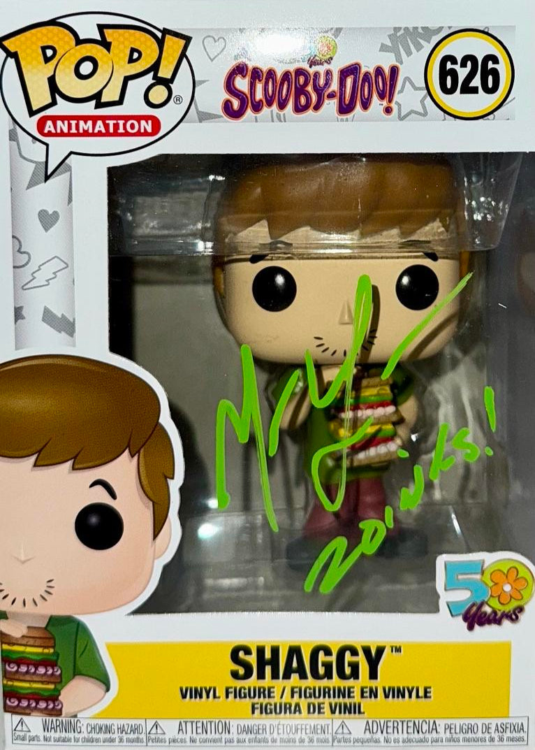 Matthew Lillard Signed Funko Pop #626 "Shaggy" (Scooby-Doo) - JSA COA